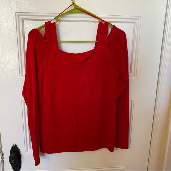 Anthropologie Jamie Cold Shoulder Sweater M - Picture 7 of 8